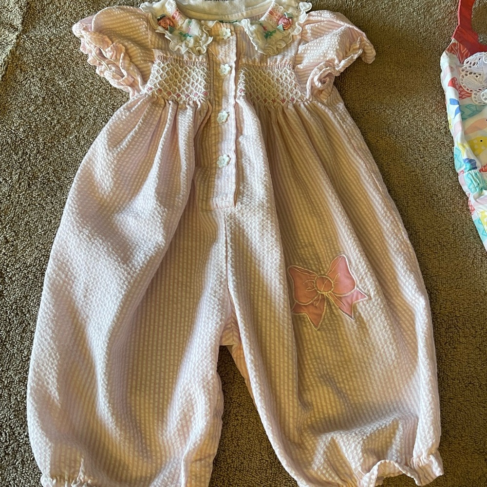 Assorted Baby Dresses and Rompers 5 total items - Picture 8 of 16